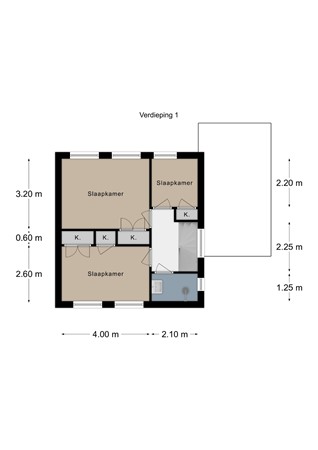 Floorplan - Tentstraat 114, 6291 BK Vaals